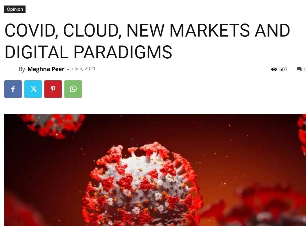 COVID, Cloud, New Markets and Digital Paradigms