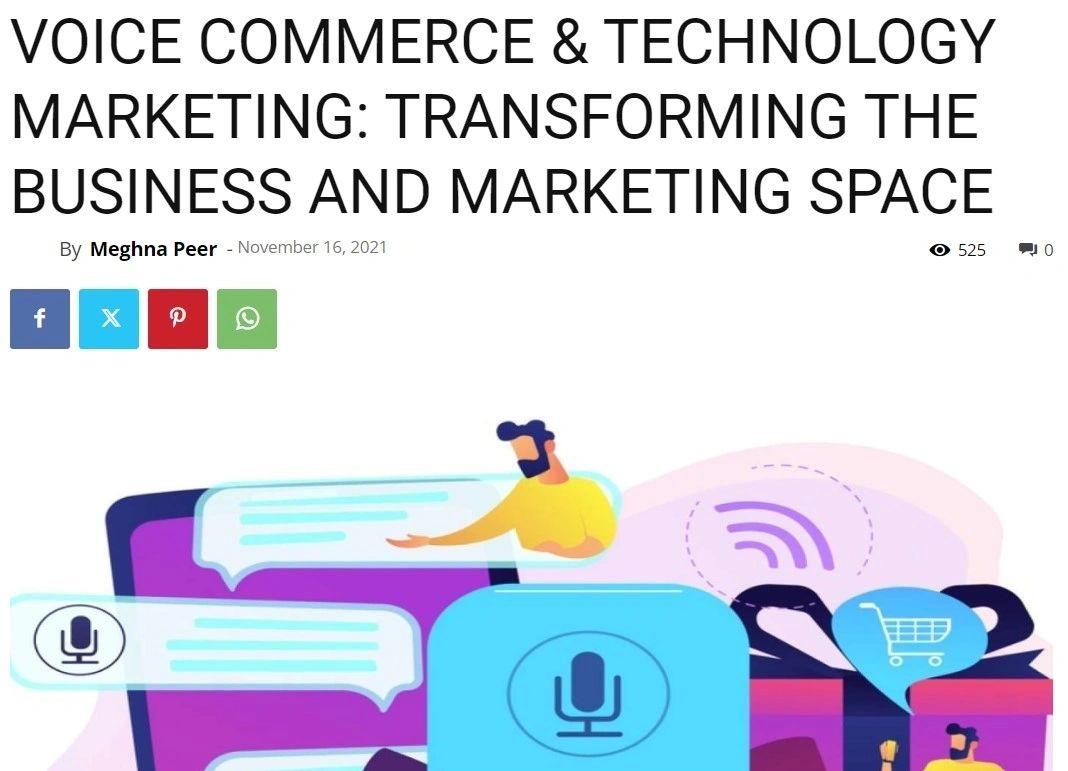 Voice Commerce & Technology Marketing: Transforming the Business and Marketing Space